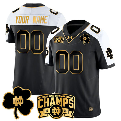 Custom NDFI 2025 Orange Bowl Champions Jersey N6