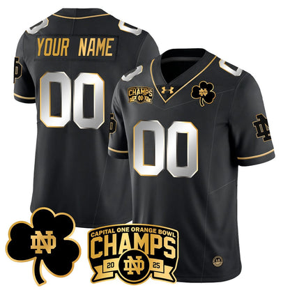 Custom NDFI 2025 Orange Bowl Champions Jersey N6
