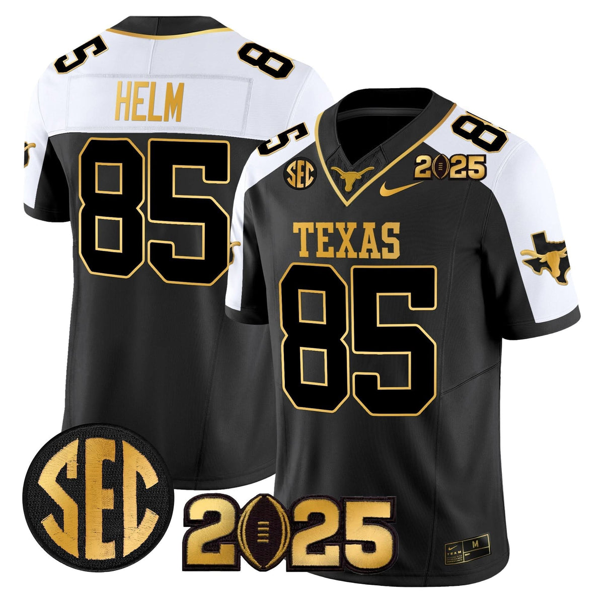 TL 2025 CFP Final Gold Patch Vapor Limited Jersey
