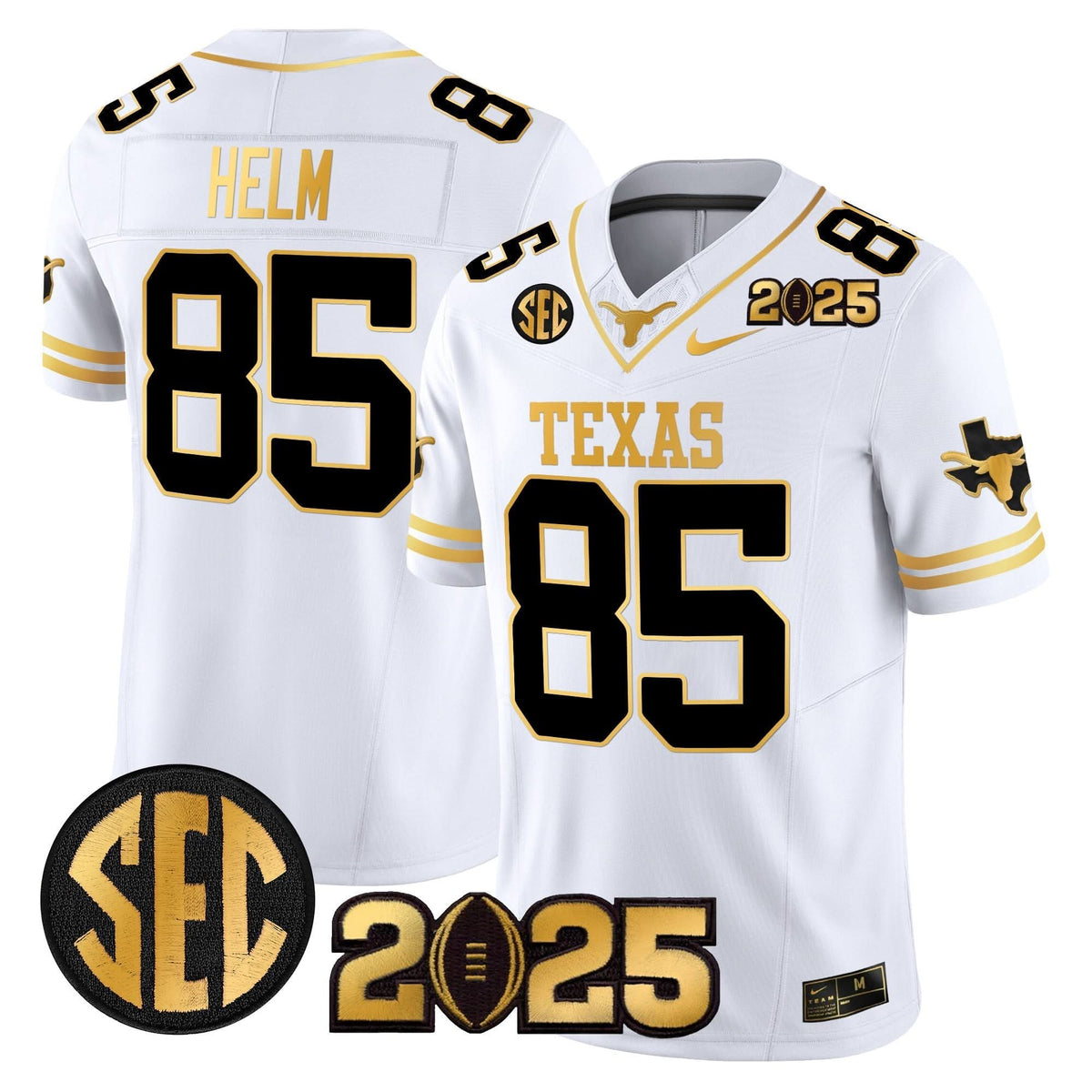 TL 2025 CFP Final Gold Patch Vapor Limited Jersey