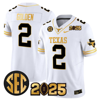 TL 2025 CFP Final Gold Patch Vapor Limited Jersey