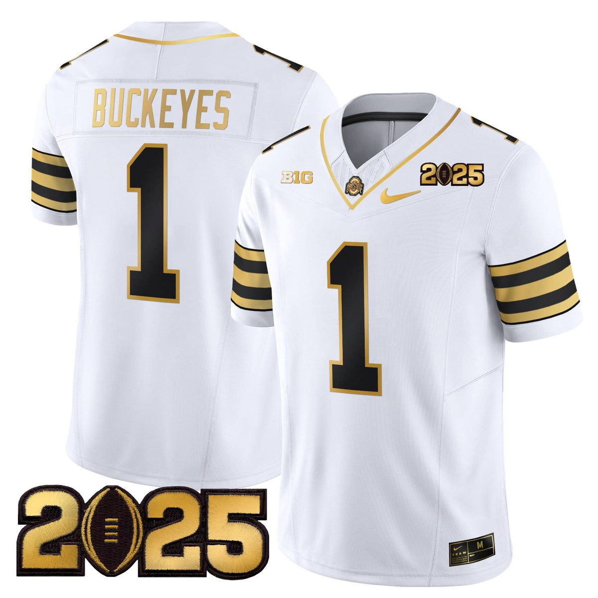 OSB 'Heritage Stripe' CFP Final Patch Gold Vapor Limited Jersey
