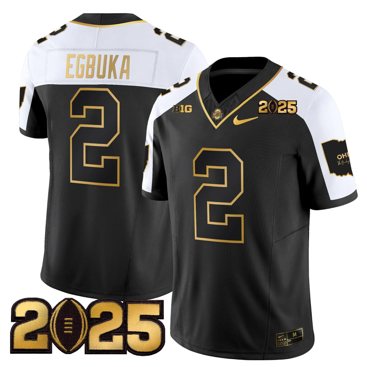 OSB 'Heritage Stripe' CFP Final Patch Gold Vapor Limited Jersey