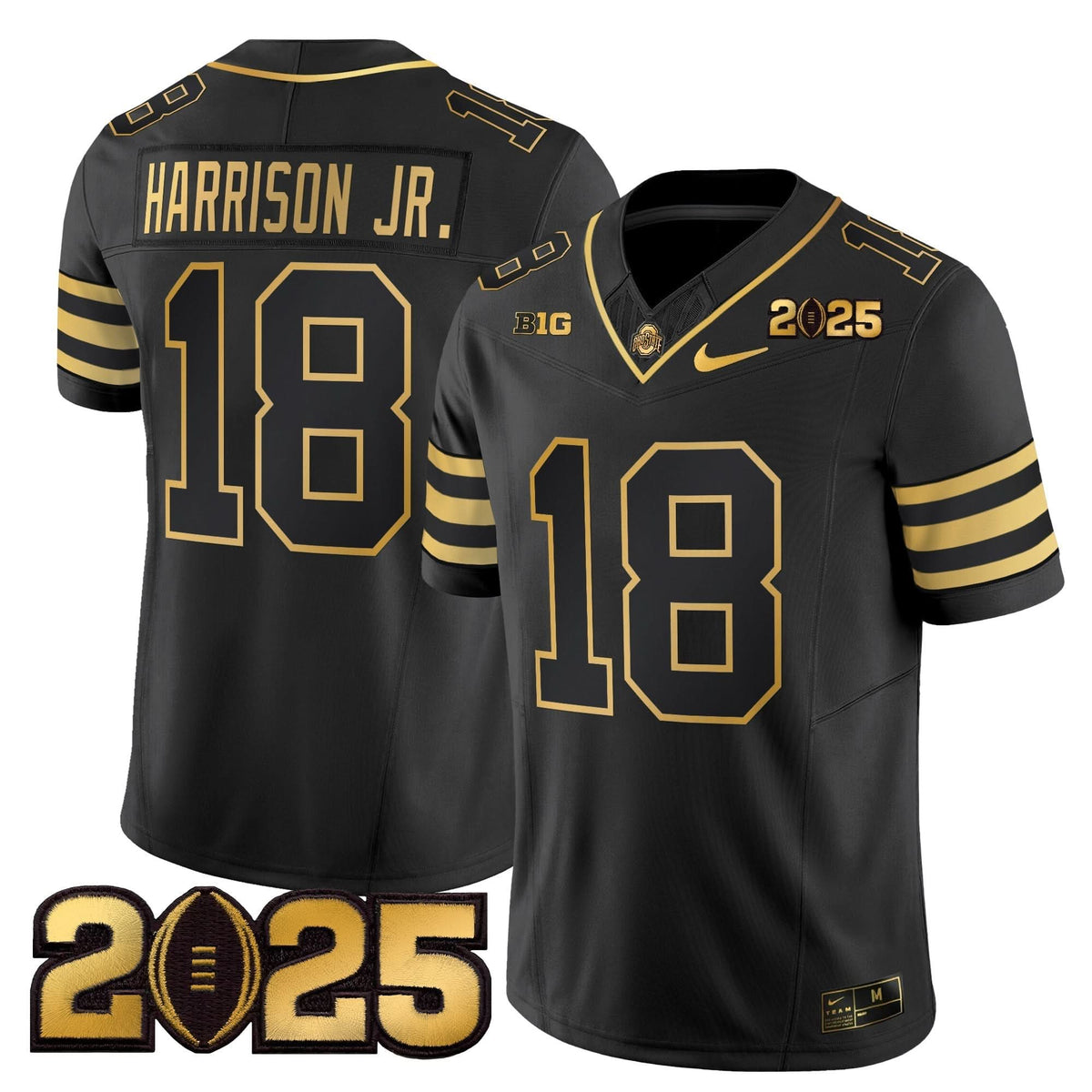 OSB 'Heritage Stripe' CFP Final Patch Gold Vapor Limited Jersey