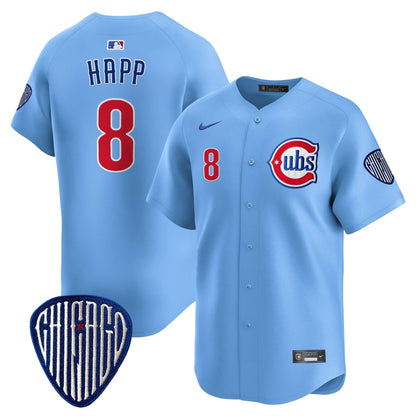 Men's Chicago Cubs Blue Alternate Vapor Premier Limited Jersey - All Stitched