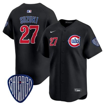 Men's Chicago Cubs Blue Alternate Vapor Premier Limited Jersey - All Stitched