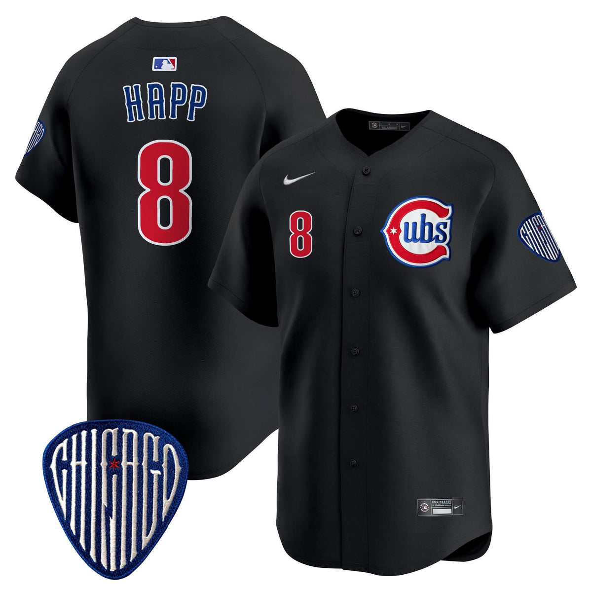 Men's Chicago Cubs Blue Alternate Vapor Premier Limited Jersey - All Stitched