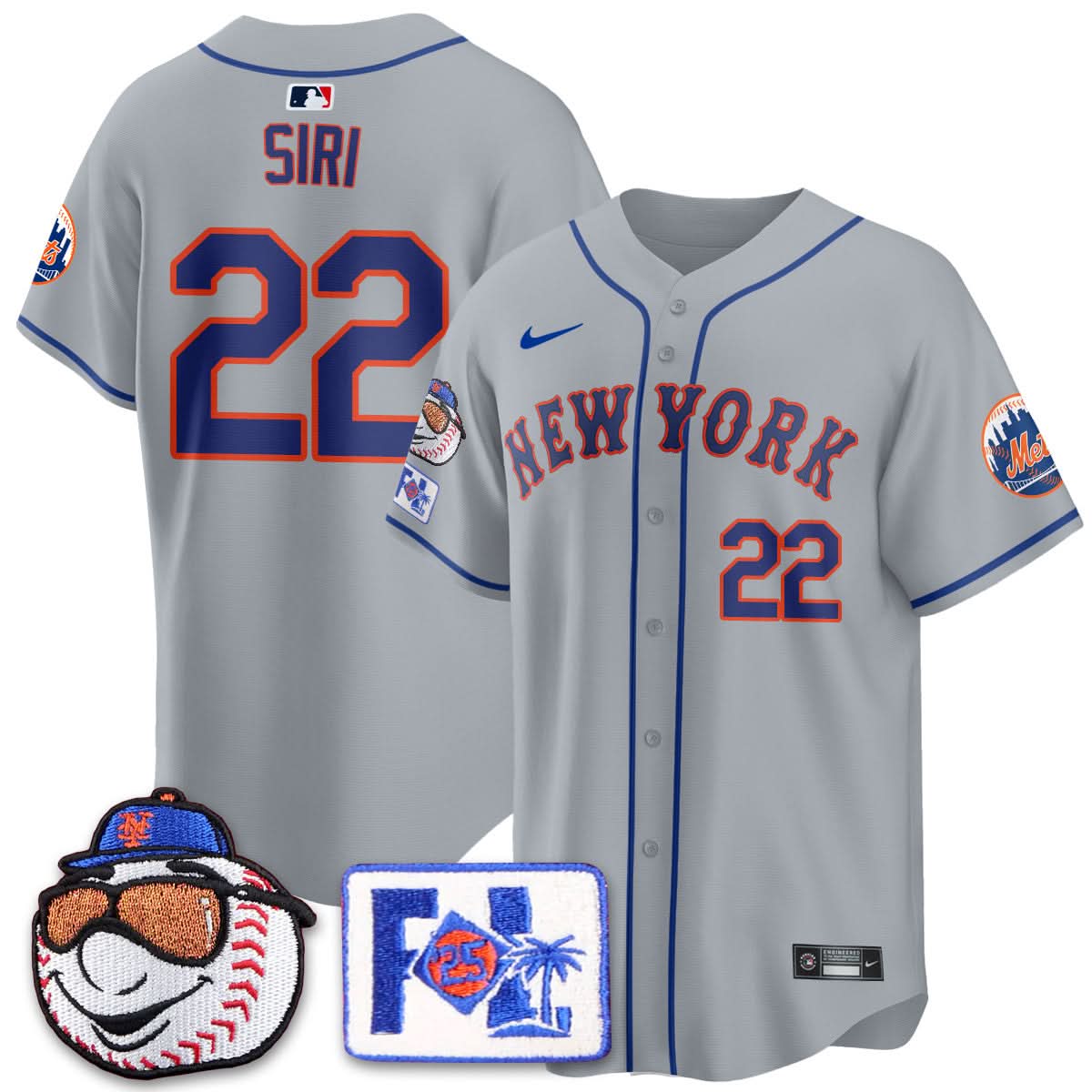 Men's New York Mets 2025 Spring Training Jersey - All Stitched