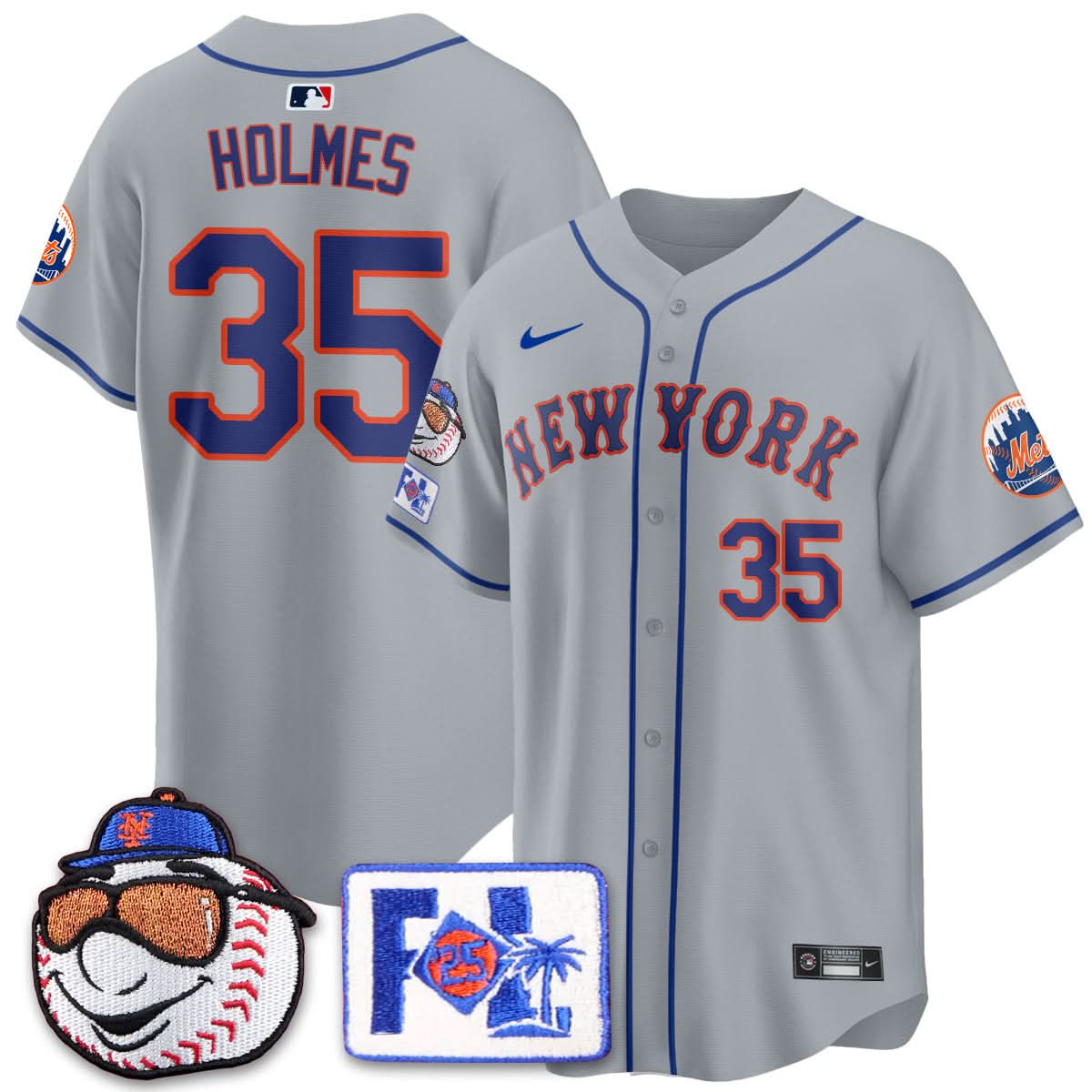 Men's New York Mets 2025 Spring Training Jersey - All Stitched