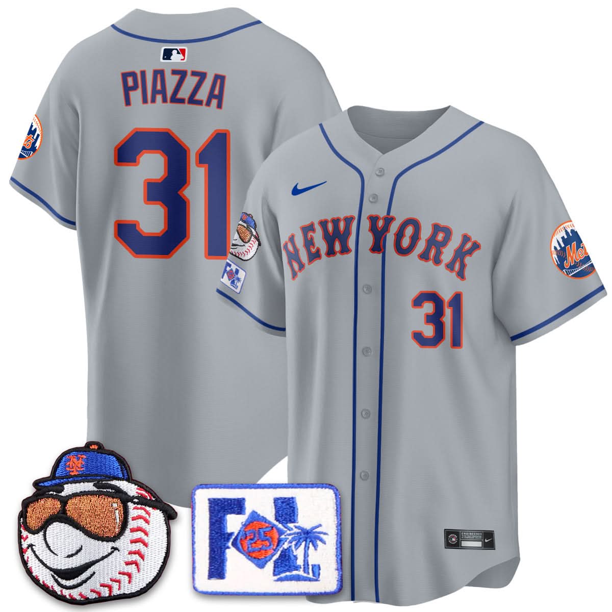 Men's New York Mets 2025 Spring Training Jersey - All Stitched