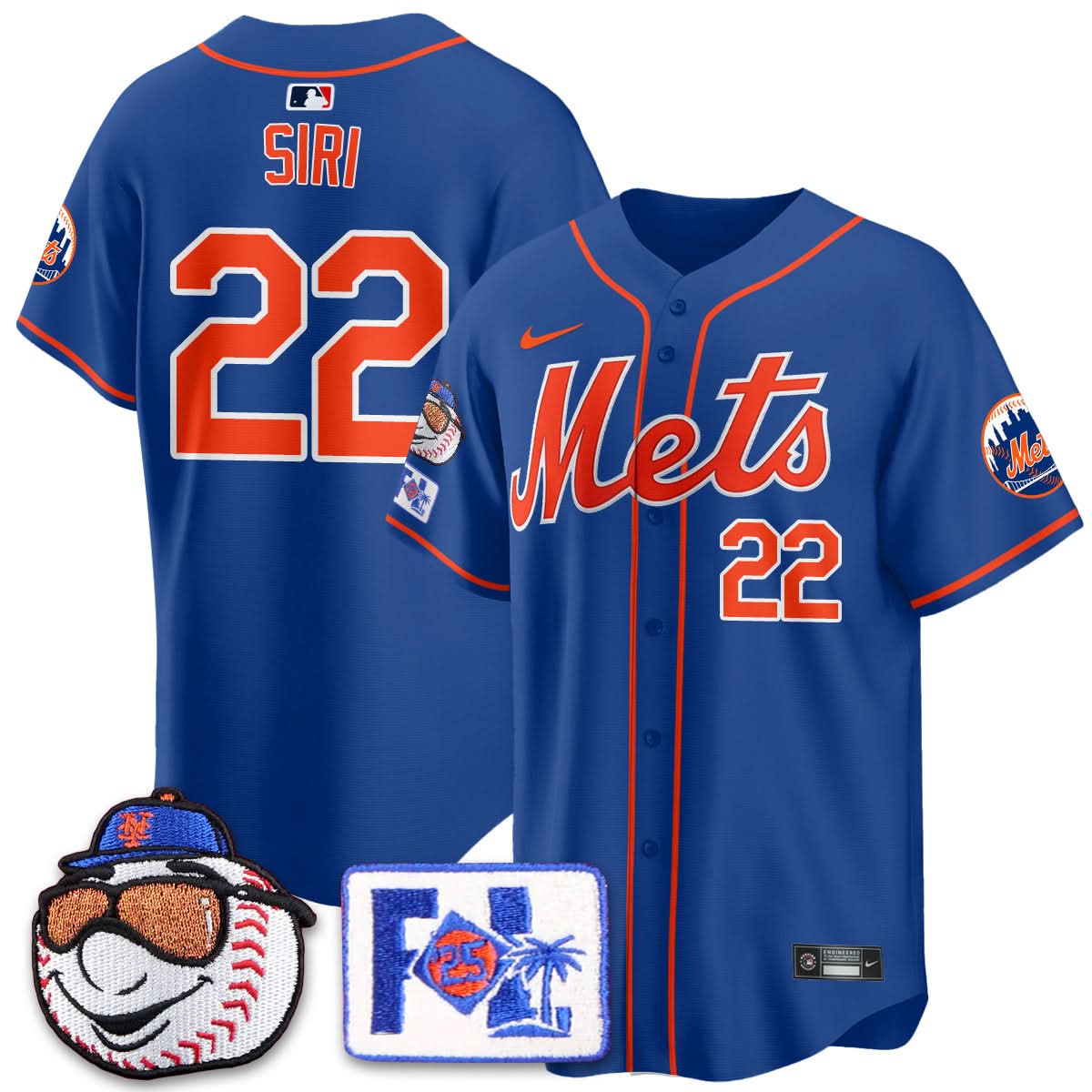 Men's New York Mets 2025 Spring Training Jersey - All Stitched
