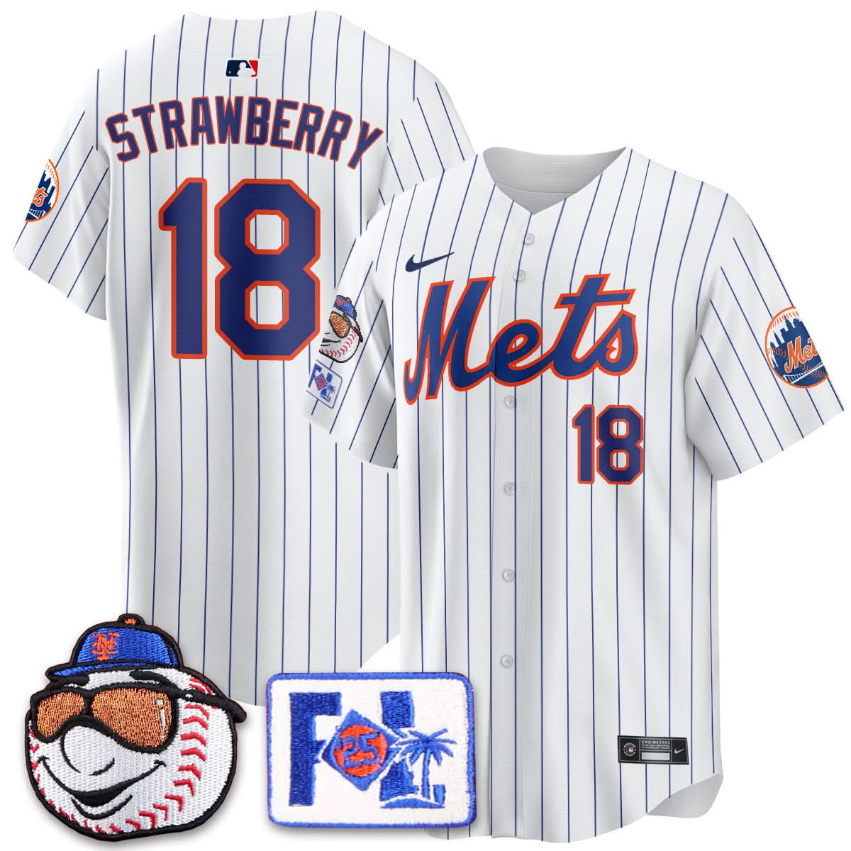 Men's New York Mets 2025 Spring Training Jersey - All Stitched