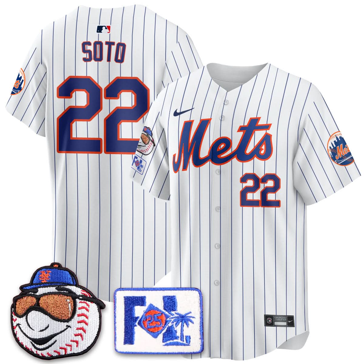 Men's New York Mets 2025 Spring Training Jersey - All Stitched