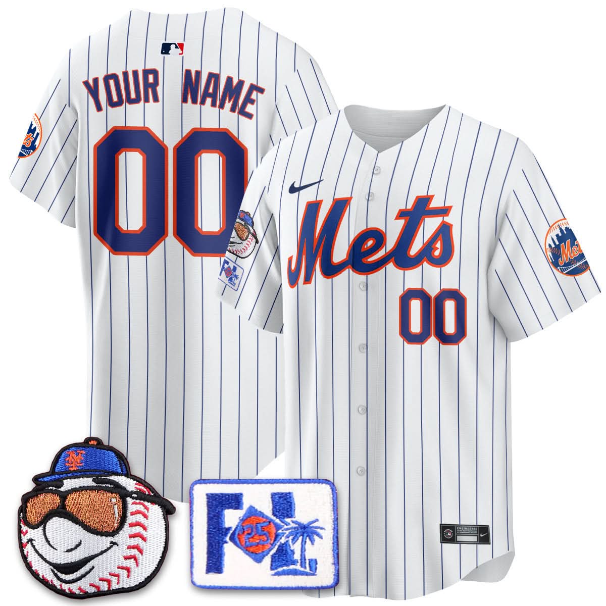 Custom Gender/Name New York Mets 2025 Spring Training Jersey - All Stitched