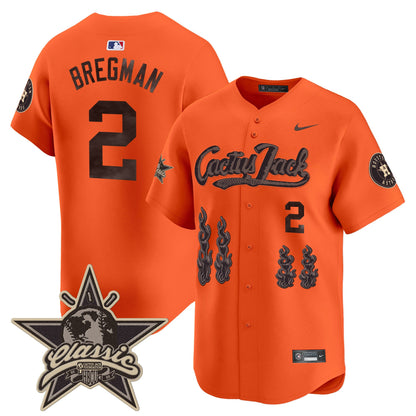 Houston Astros Cactus Jack 2025 Vapor Premier Limited Jersey - All Stitched
