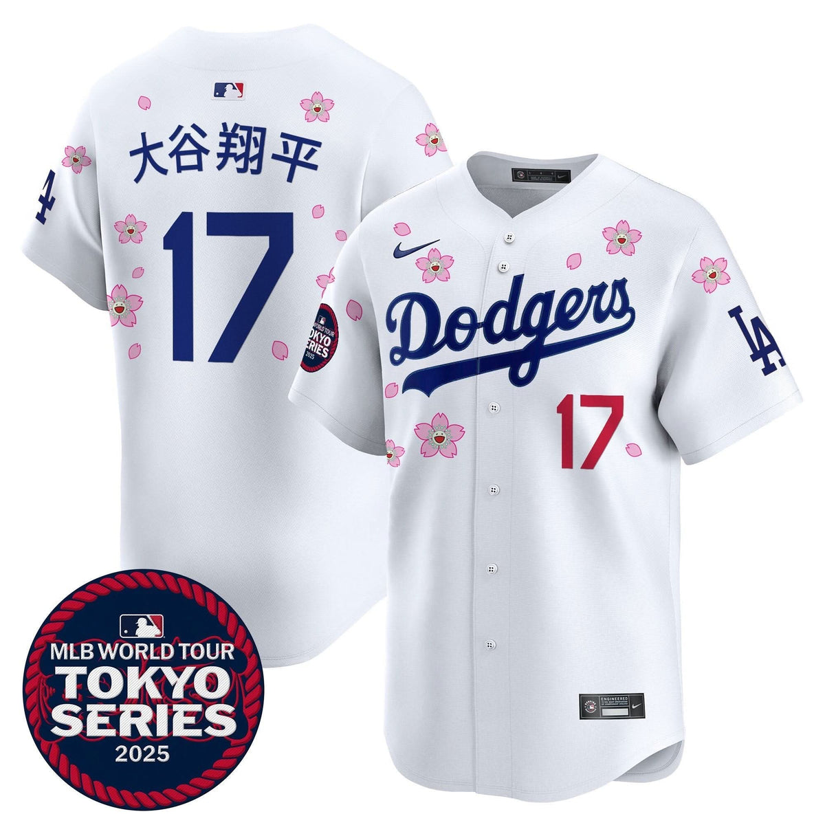 Dodgers Tokyo Series 2025 Vapor Premier Limited Jersey V2 - Stitched