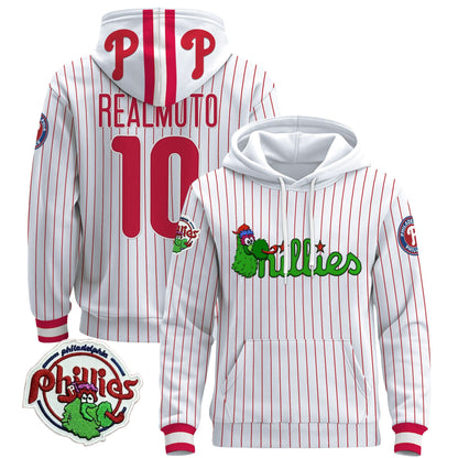 Men's Philadelphia Phillies Phanatic Patch Pullover Hoodie - All Stitched