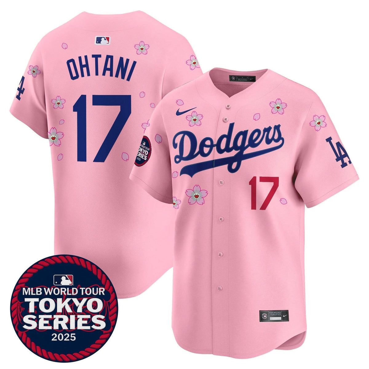 Men's Dodgers Tokyo Series 2025 Vapor Premier Limited Jersey V2 - Stitched