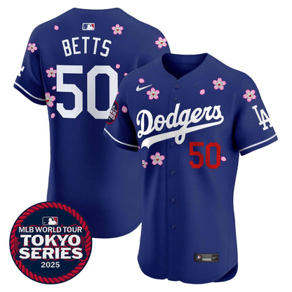 Men's Dodgers Tokyo Series 2025 Vapor Premier Elite Jersey - Stitched