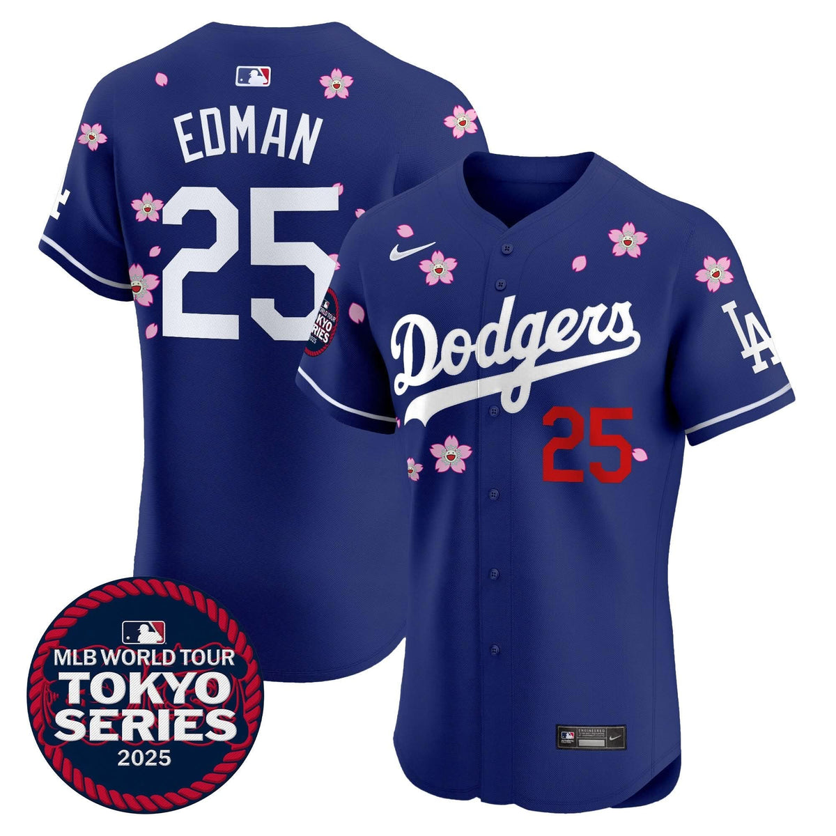 Men's Dodgers Tokyo Series 2025 Vapor Premier Elite Jersey - Stitched