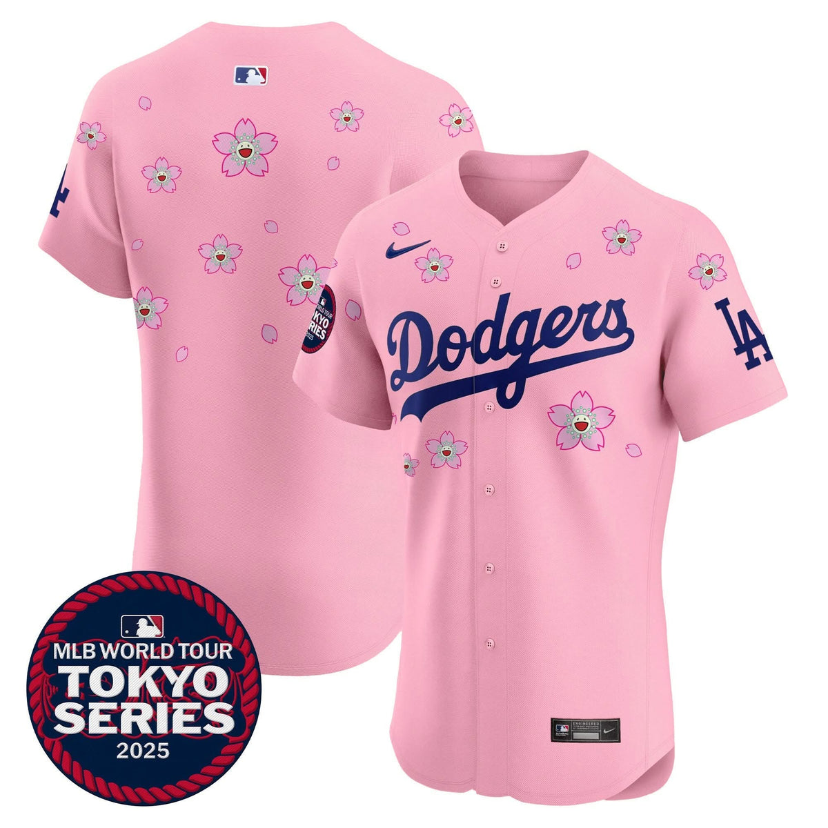 Men's Dodgers Tokyo Series 2025 Vapor Premier Elite Jersey - Stitched