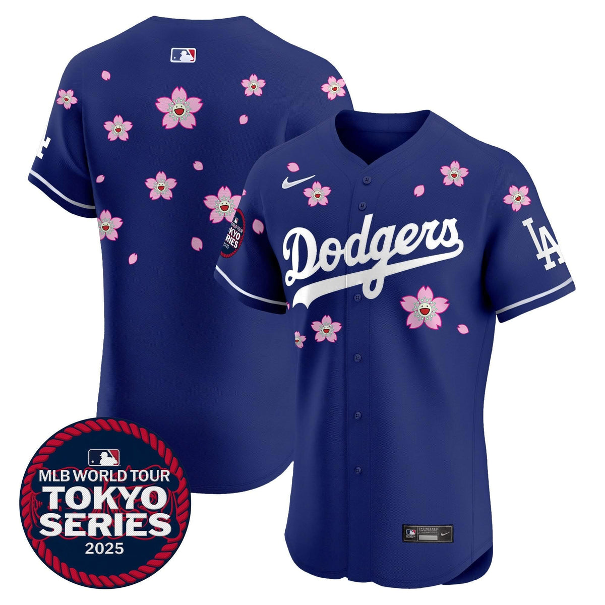Men's Dodgers Tokyo Series 2025 Vapor Premier Elite Jersey - Stitched