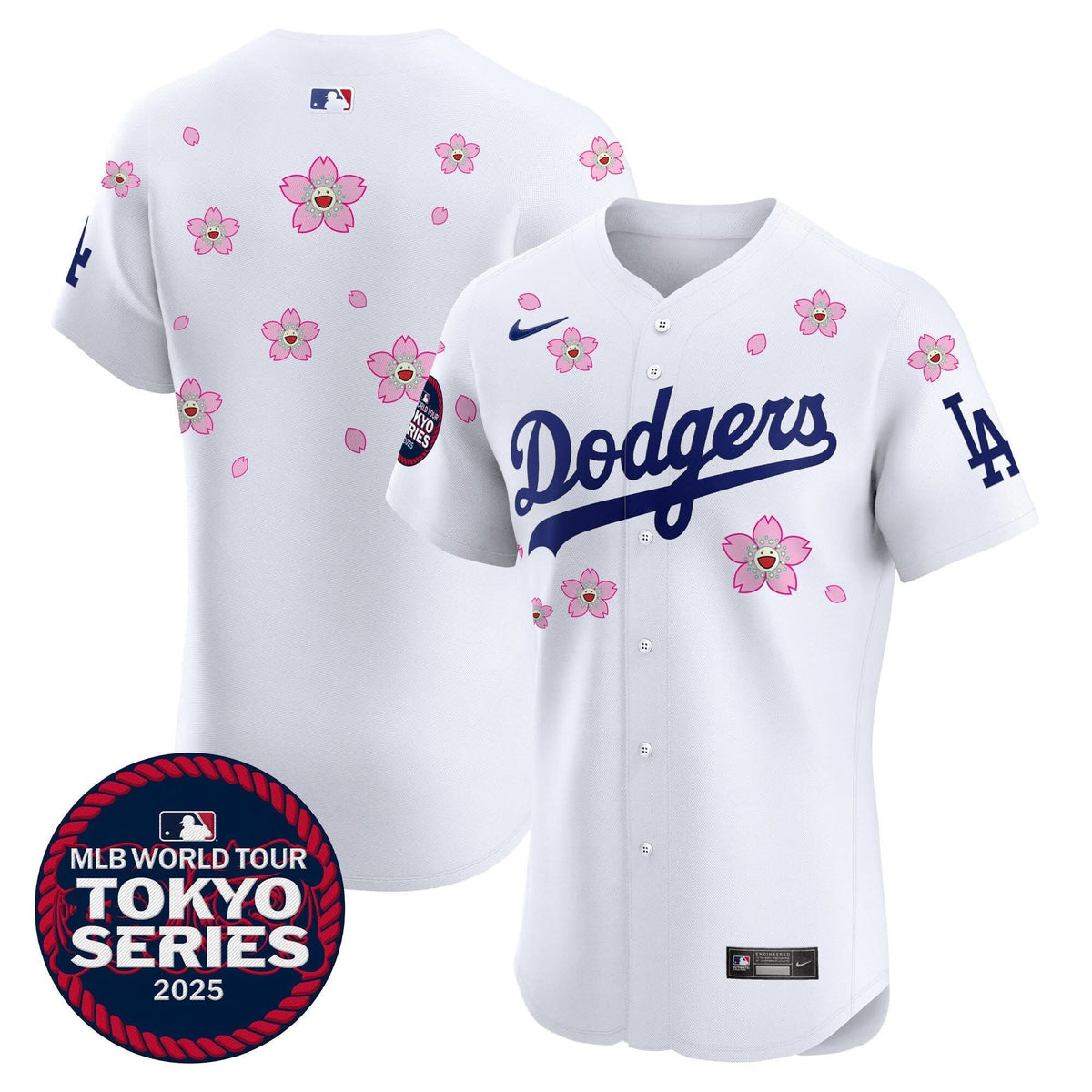 Men's Dodgers Tokyo Series 2025 Vapor Premier Elite Jersey - Stitched