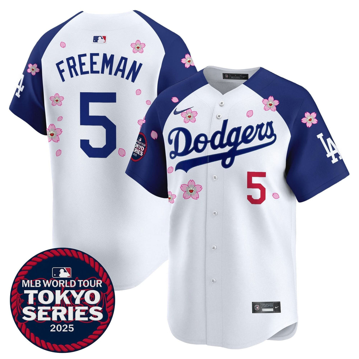 Men's Dodgers Tokyo Series 2025 Vapor Premier Limited Jersey V2 - Stitched