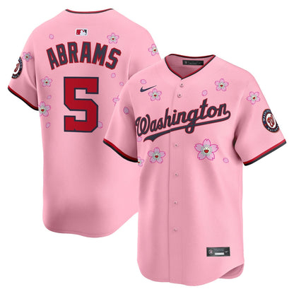 Men's Washington Nationals Cherry Blossom Vapor Premier Limited Jersey - Stitched