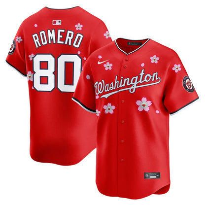 Men's Washington Nationals Cherry Blossom Vapor Premier Limited Jersey - Stitched