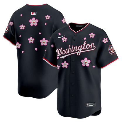Men's Washington Nationals Cherry Blossom Vapor Premier Limited Jersey - Stitched