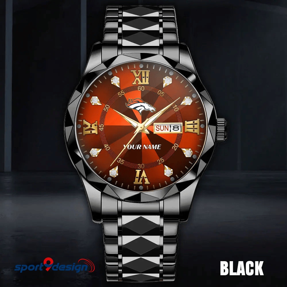 DB - American Football Luxury Hand Watch All Team Custom Any Name Gift For Fan - Limited Edition
