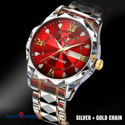 TBB - American Football Luxury Hand Watch All Team Custom Any Name Gift For Fan - Limited Edition