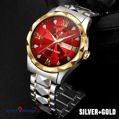 TBB - American Football Luxury Hand Watch All Team Custom Any Name Gift For Fan - Limited Edition