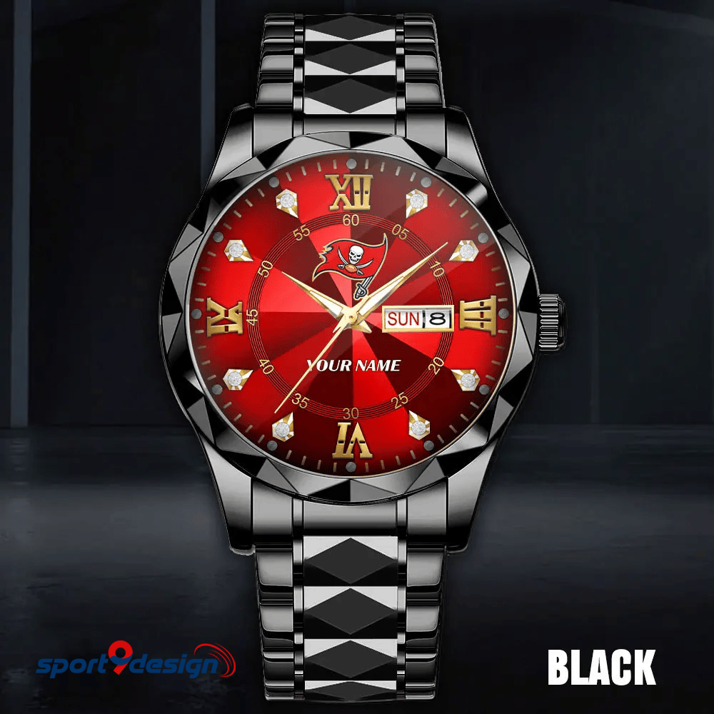 TBB - American Football Luxury Hand Watch All Team Custom Any Name Gift For Fan - Limited Edition