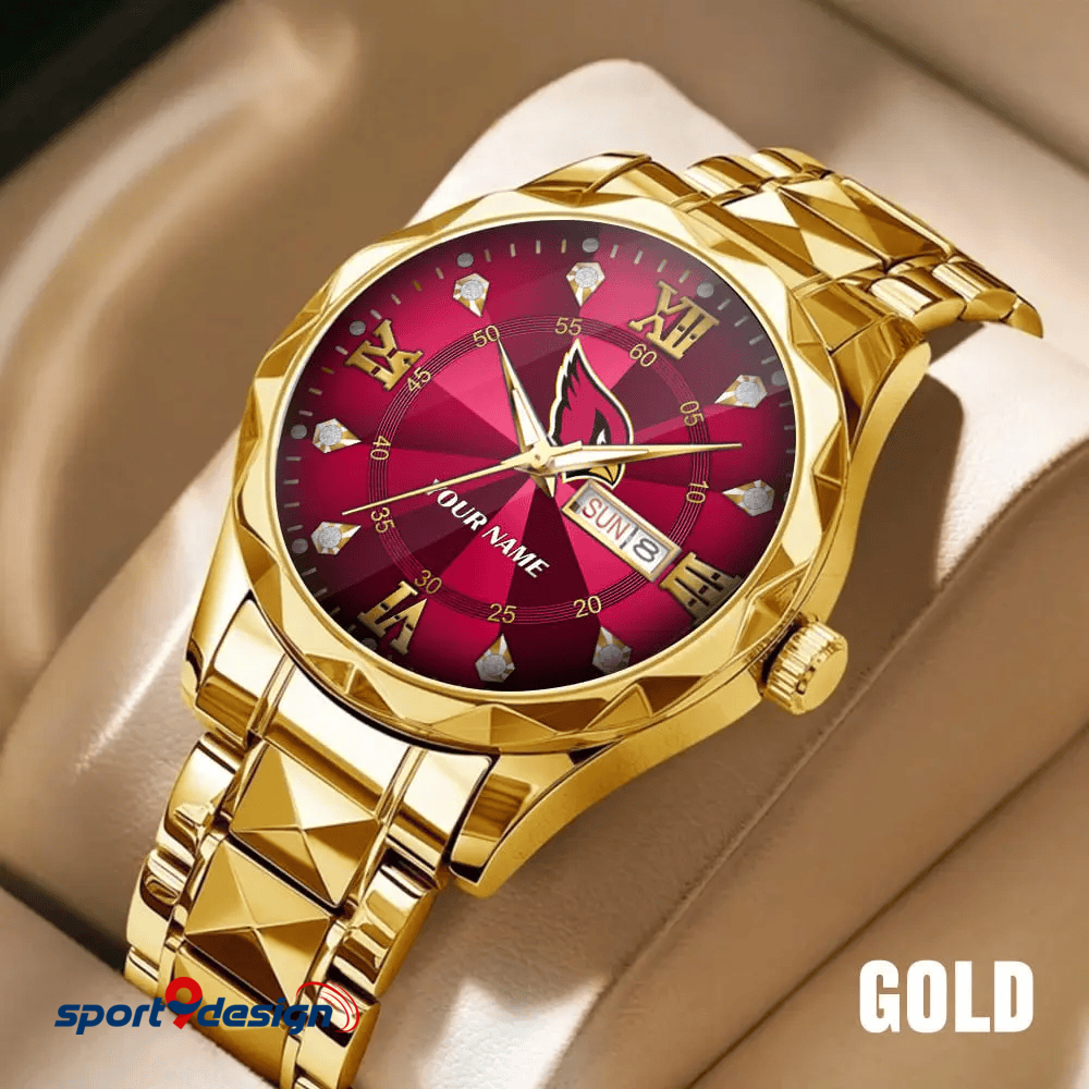 AC - American Football Luxury Hand Watch All Team Custom Any Name Gift For Fan - Limited Edition