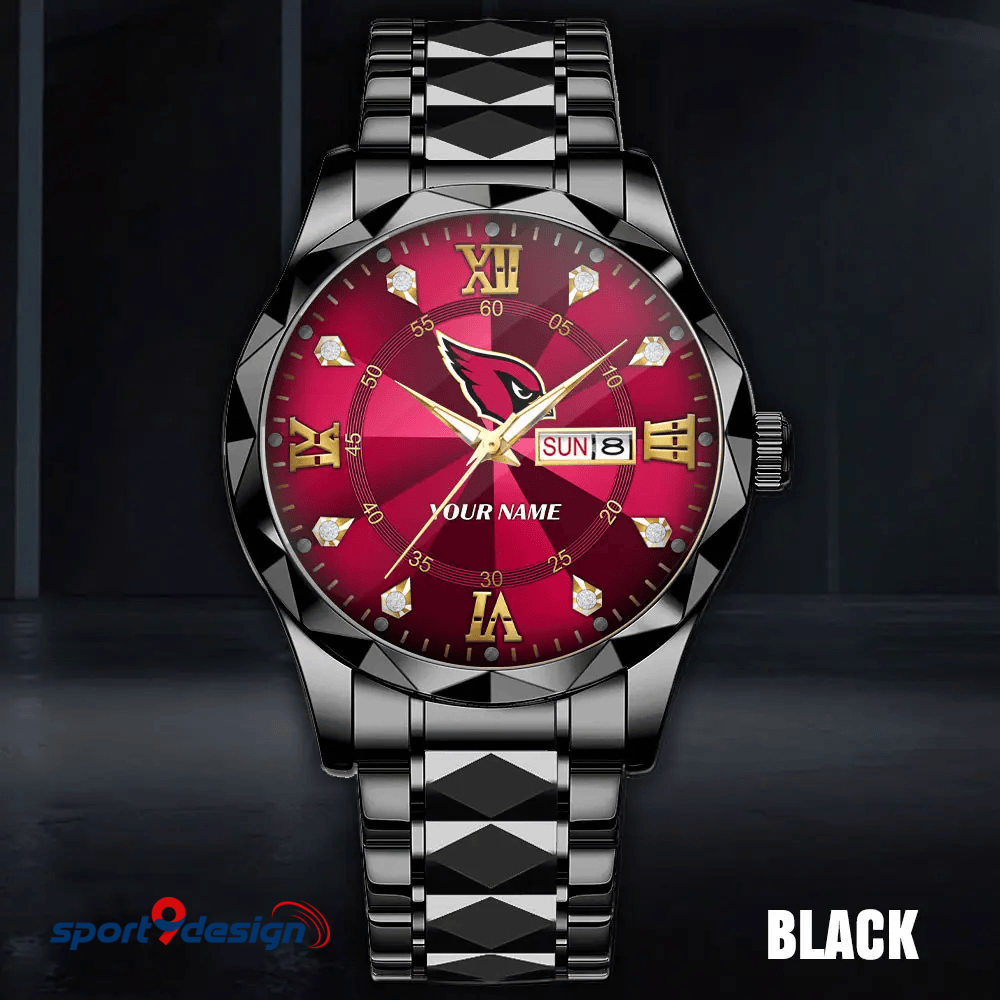 AC - American Football Luxury Hand Watch All Team Custom Any Name Gift For Fan - Limited Edition