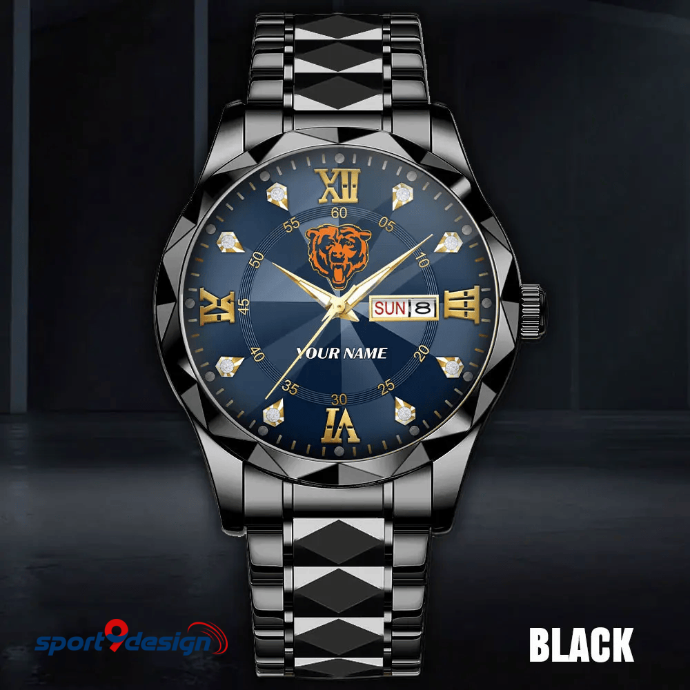 CB - American Football Luxury Hand Watch All Team Custom Any Name Gift For Fan - Limited Edition