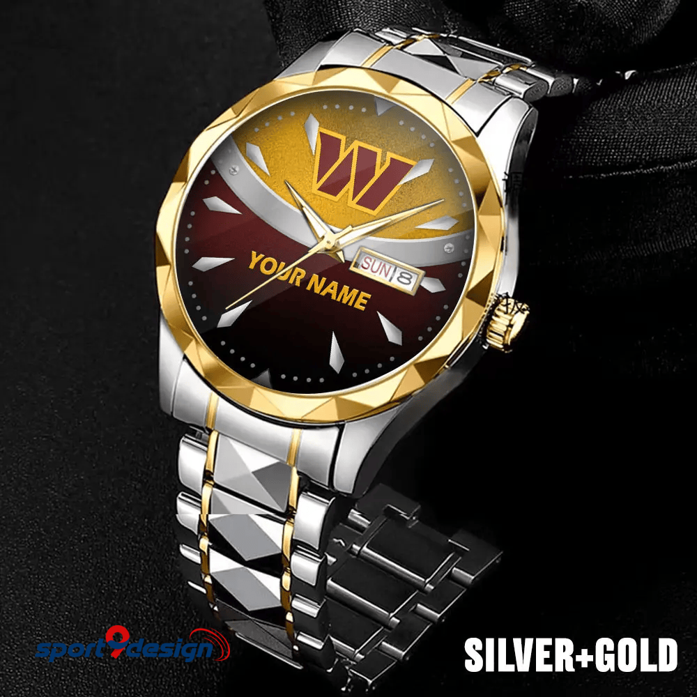 WC - American Football Luxury Hand Watch Custom Any Name Gifts For Fan-Limitted Edition