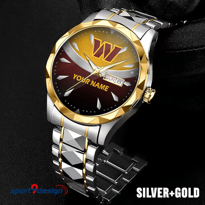WC - American Football Luxury Hand Watch Custom Any Name Gifts For Fan-Limitted Edition