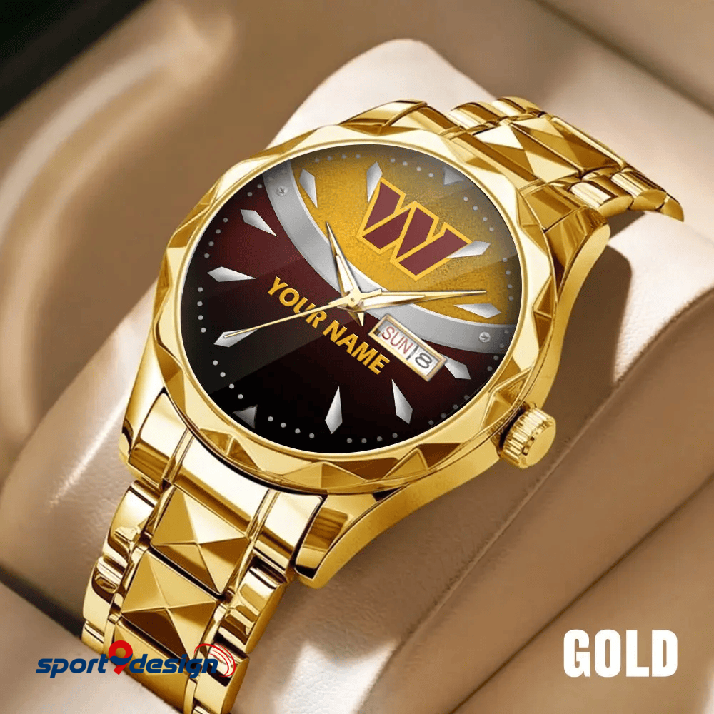 WC - American Football Luxury Hand Watch Custom Any Name Gifts For Fan-Limitted Edition