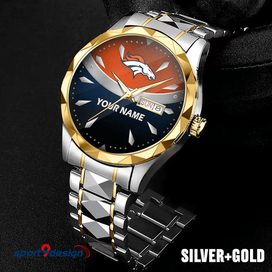DB - American Football Luxury Hand Watch Custom Any Name Gifts For Fan-Limitted Edition