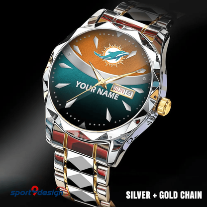 MD - American Football Luxury Hand Watch Custom Any Name Gifts For Fan-Limitted Edition