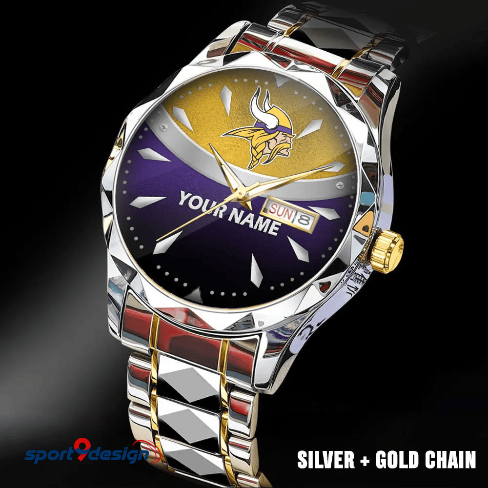 MV - American Football Luxury Hand Watch Custom Any Name Gifts For Fan-Limitted Edition