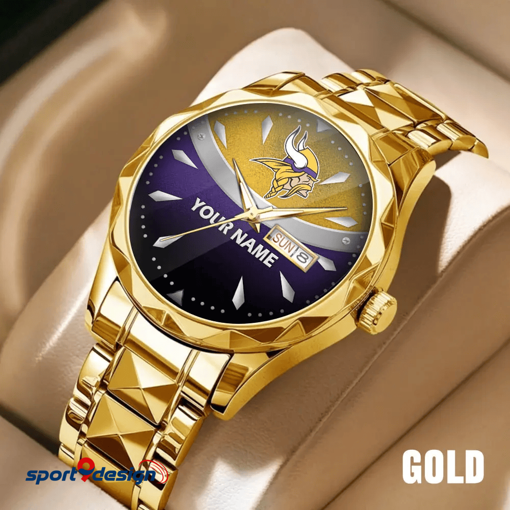 MV - American Football Luxury Hand Watch Custom Any Name Gifts For Fan-Limitted Edition