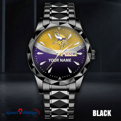 MV - American Football Luxury Hand Watch Custom Any Name Gifts For Fan-Limitted Edition