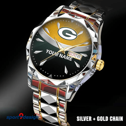GBP - American Football Luxury Hand Watch Custom Any Name Gifts For Fan-Limitted Edition
