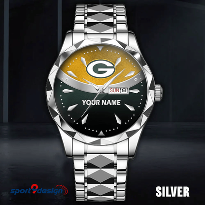GBP - American Football Luxury Hand Watch Custom Any Name Gifts For Fan-Limitted Edition