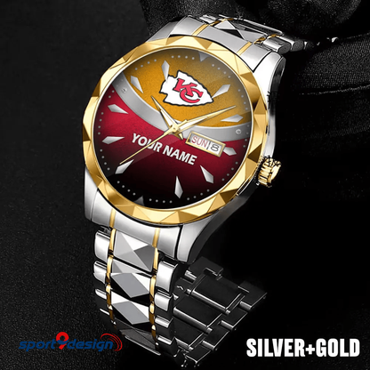 KCC - American Football Luxury Hand Watch Custom Any Name Gifts For Fan-Limitted Edition
