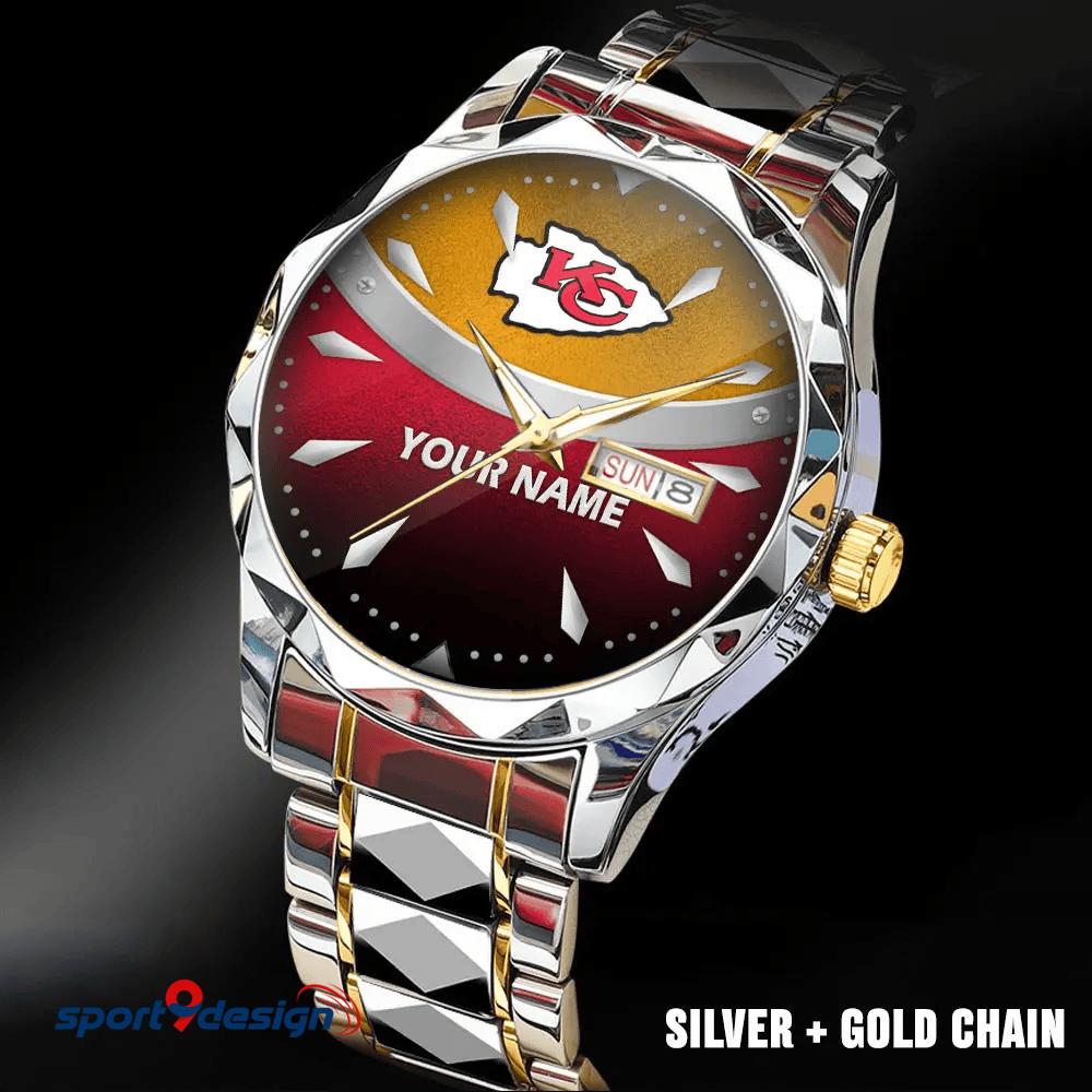 KCC - American Football Luxury Hand Watch Custom Any Name Gifts For Fan-Limitted Edition